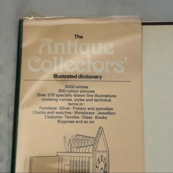 1974 Vintage Hardcover Coffee Table Book The Antique Collector’s Dictionary - Picture 3 of 11
